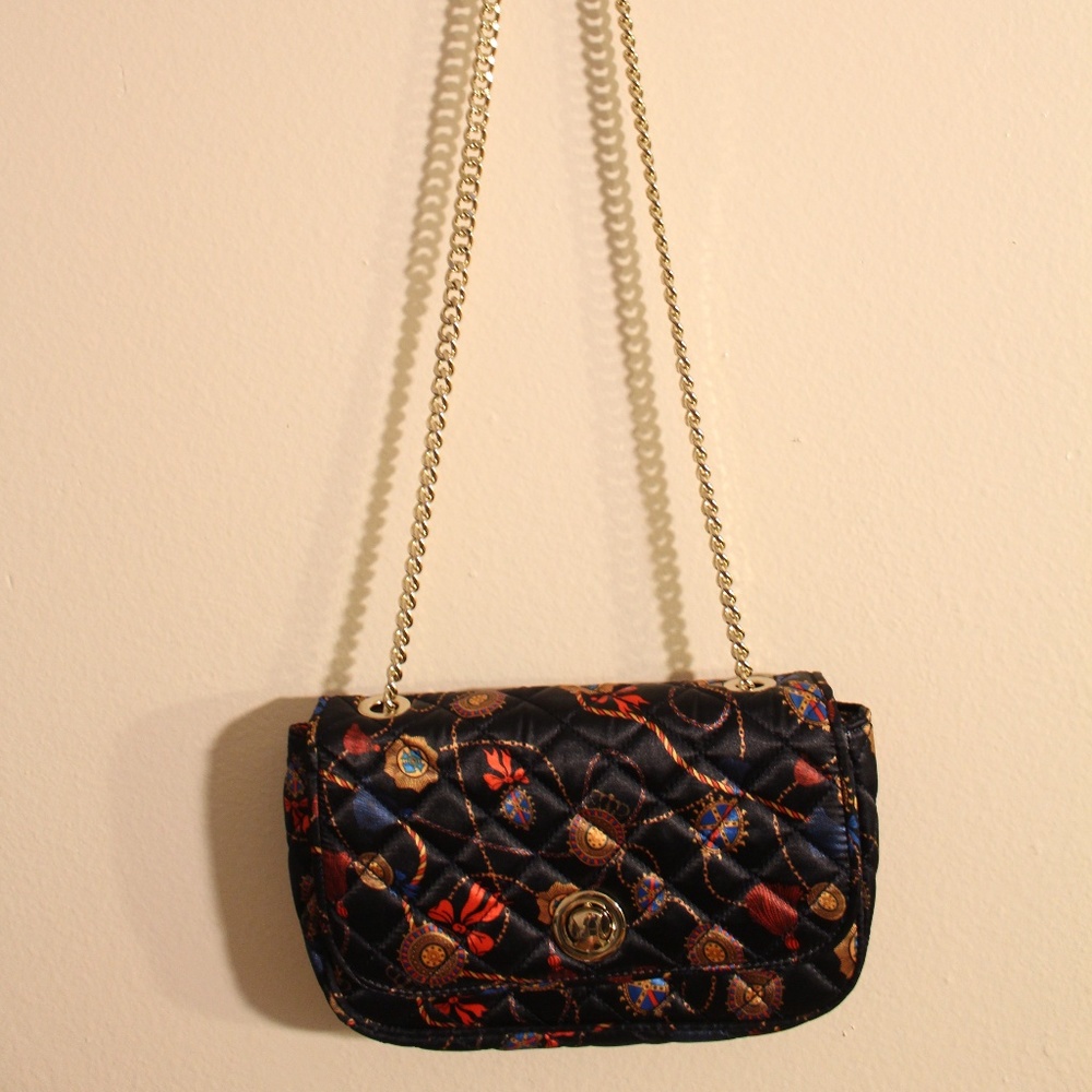 Zara Woman Navy Quilted Crossbody 🌹